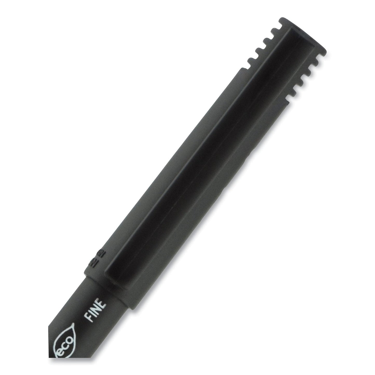 uniball ONYX Roller Ball Pen, Stick, Fine 0.7 mm, Black Ink, Black Matte Barrel, 72/Pack