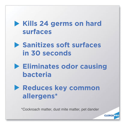 Clorox 4 in One Disinfectant and Sanitizer, Lavender, 14 oz Aerosol Spray, 12/Carton