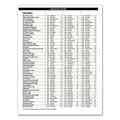 House of Doolittle Recycled Professional Weekly Planner, 15-Minute Appts, 11 x 8.5, Blue Wirebound Soft Cover, 12-Month (Jan to Dec): 2023