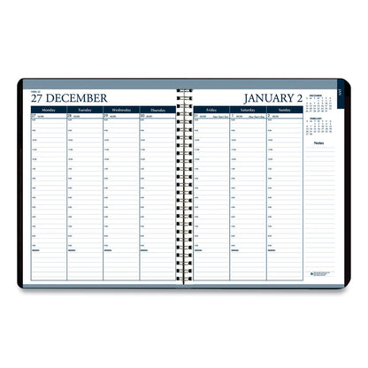 House of Doolittle Recycled Wirebound Weekly/Monthly Planner, 11 x 8.5, Black Cover, 12-Month (Jan to Dec): 2023