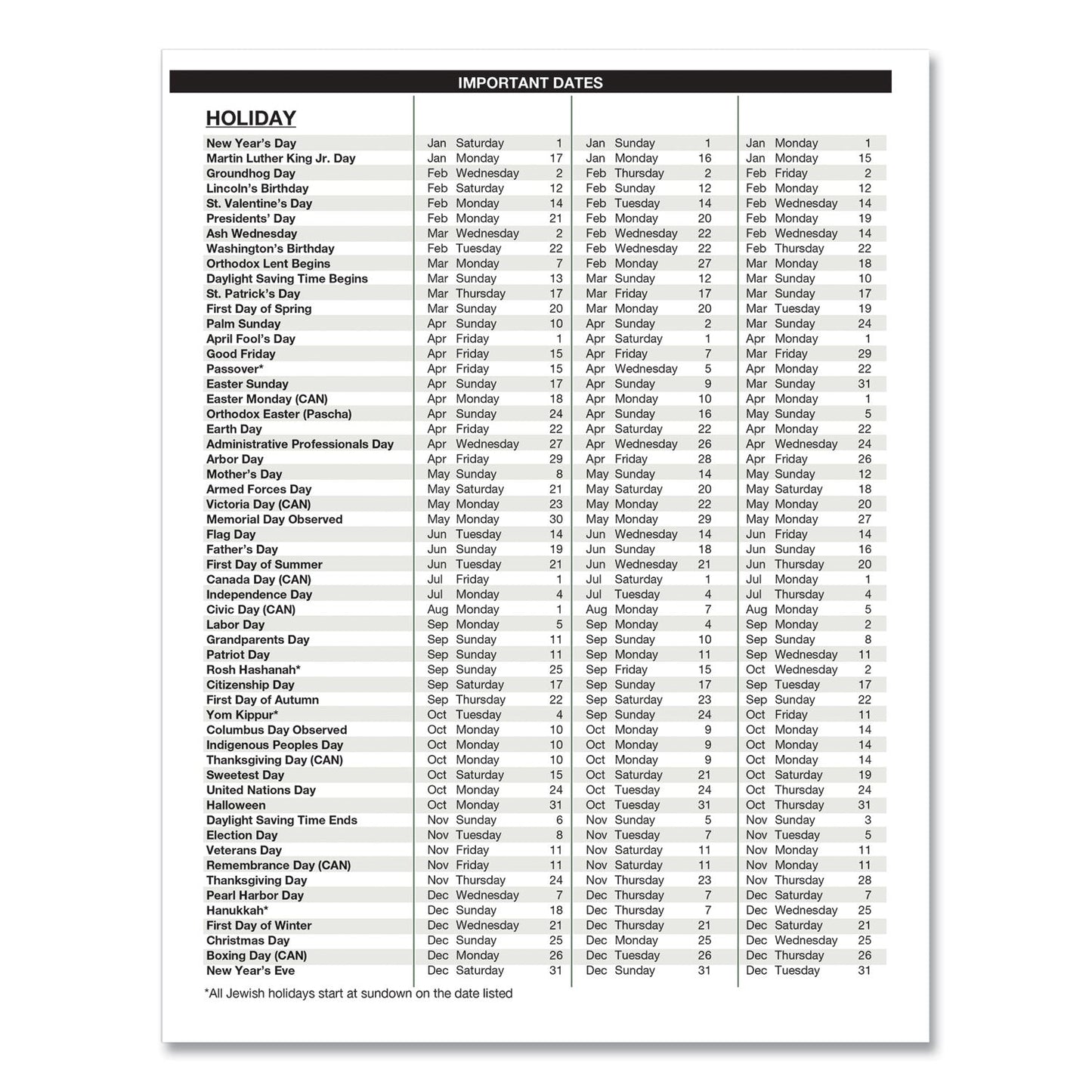 House of Doolittle Recycled Monthly 5-Year/62-Month Planner, 11 x 8.5, Black Cover, 62-Month (Dec to Jan): 2022 to 2028