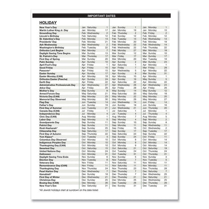 House of Doolittle Recycled Monthly 5-Year/62-Month Planner, 11 x 8.5, Black Cover, 62-Month (Dec to Jan): 2022 to 2028