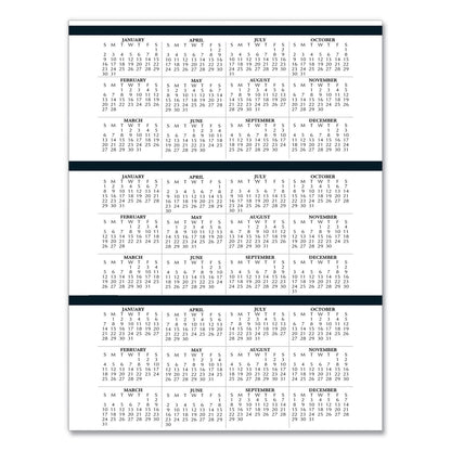 House of Doolittle Four-Person Group Practice Daily Appointment Book, 11 x 8.5, Black Cover, 12-Month (Jan to Dec): 2023