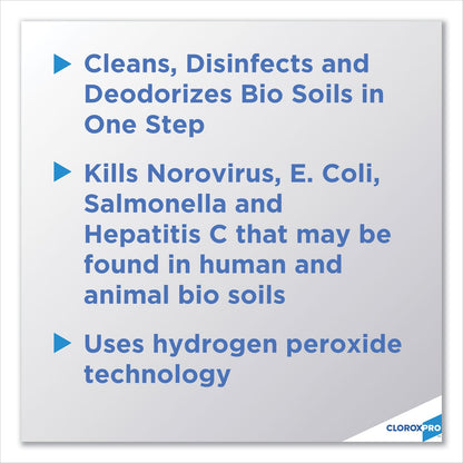 Clorox Disinfecting Bio Stain and Odor Remover, Fragranced, 32 oz Pull-Top Bottle