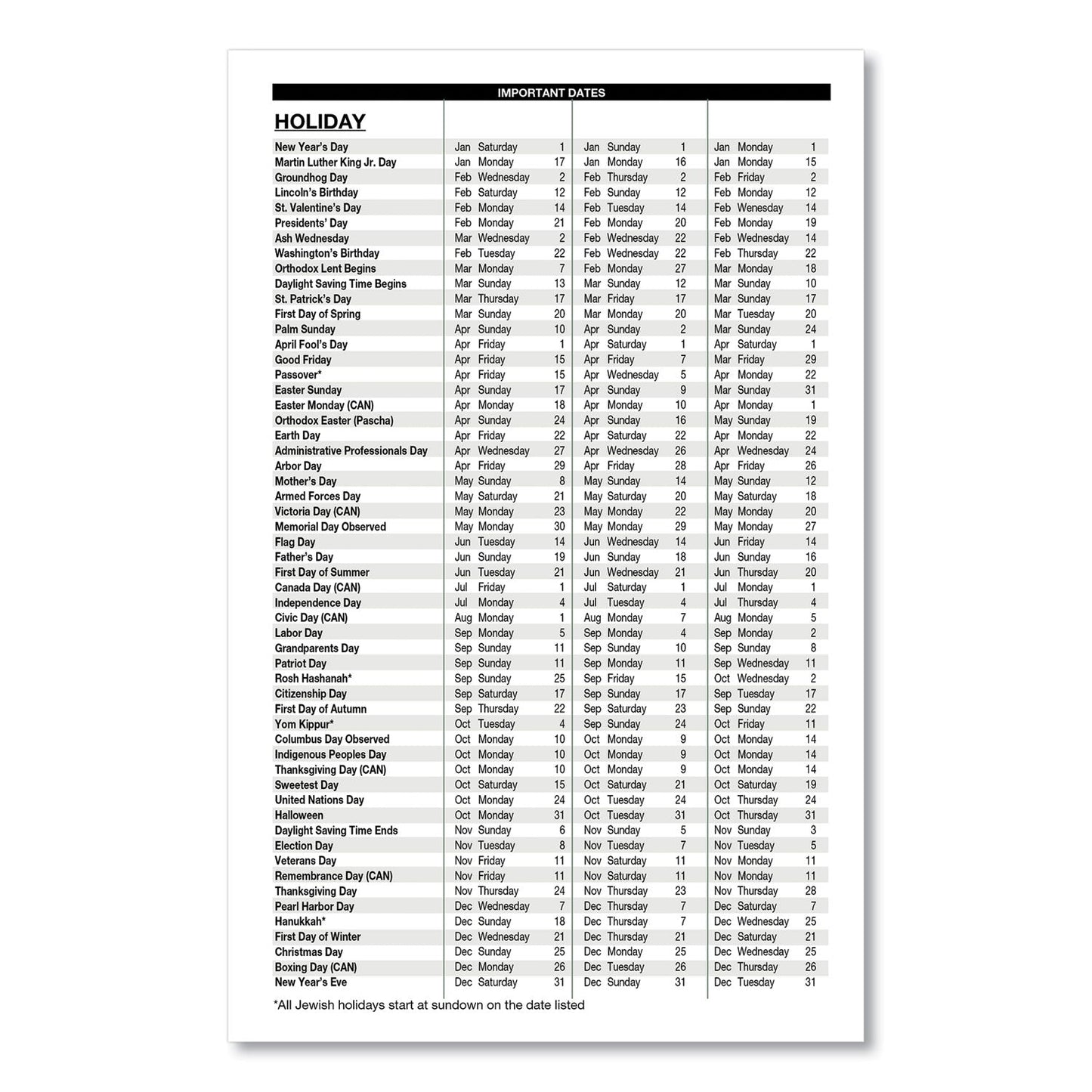 House of Doolittle Memo Size Daily Appointment Book with 15-Minute Schedule, 8 x 5, Black Cover, 12-Month (Jan to Dec): 2023