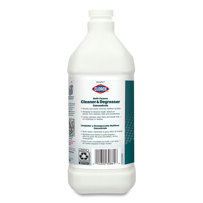 Clorox Professional Multi-Purpose Cleaner and Degreaser Concentrate, 1 gal