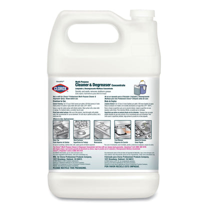 Clorox Professional Multi-Purpose Cleaner and Degreaser Concentrate, 1 gal