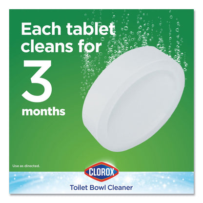 Clorox Automatic Toilet Bowl Cleaner, 3.5 oz Tablet, 2/Pack