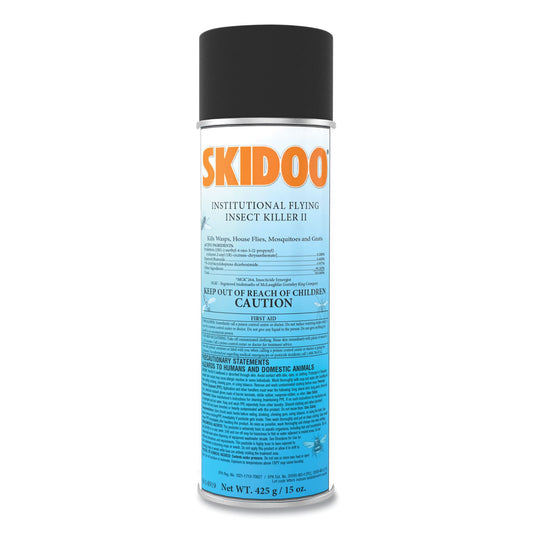 Diversey Skidoo Institutional Flying Insect Killer, 15 oz Aerosol Spray, 6/Carton