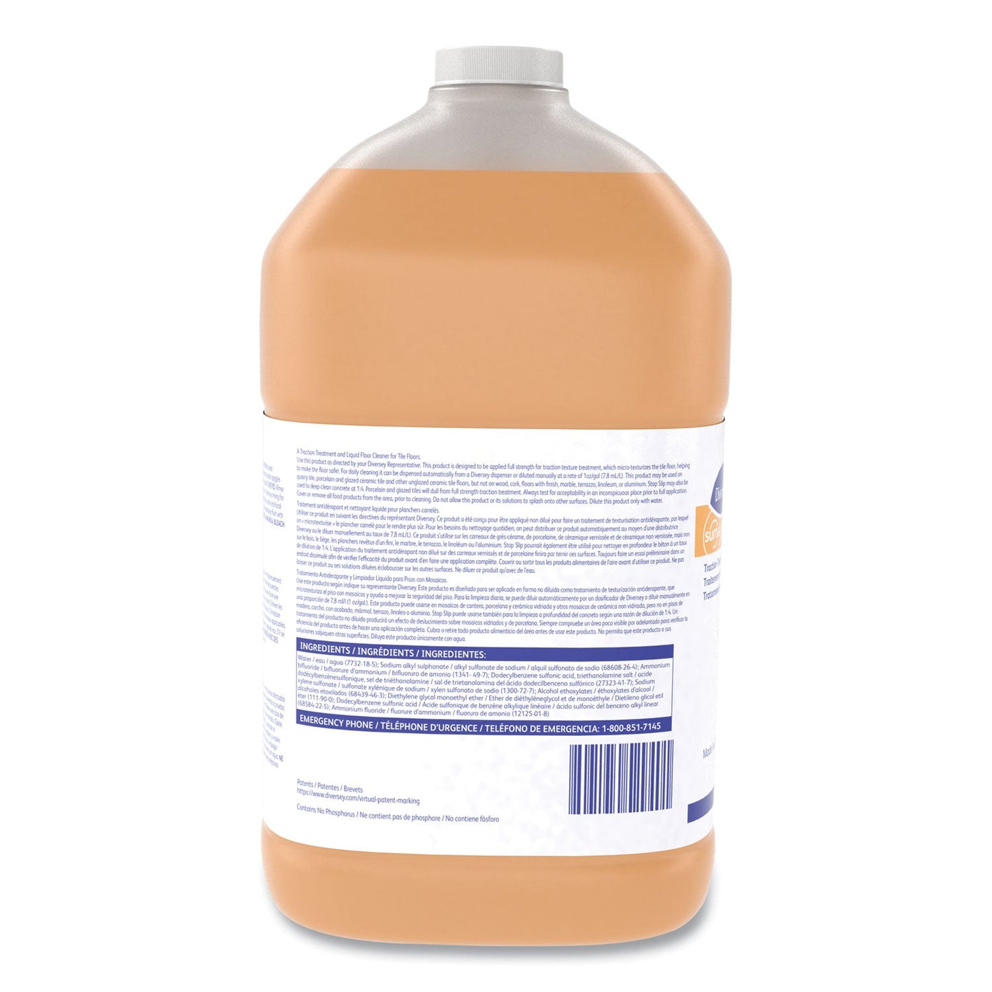 Diversey Suma Stop Slip Traction Treatment, Unscented, 1 gal Bottle, 4/Carton