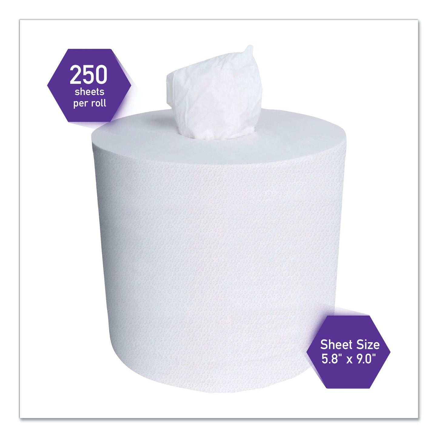 WypAll Power Clean Wipers for Disinfectants, Sanitizers and Solvents WetTask Customizable Wet Wiping System 250/Roll, 6 Roll/Carton