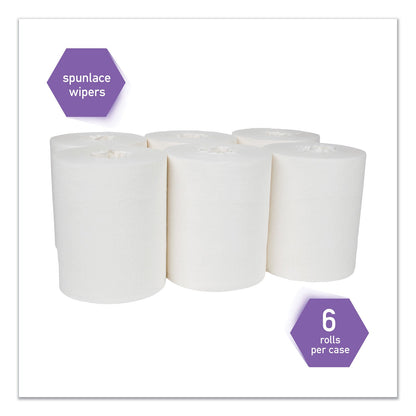 WypAll Power Clean Wipers for Disinfectants, Sanitizers and Solvents WetTask Customizable Wet Wiping System 250/Roll, 6 Roll/Carton
