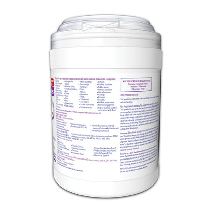 Diversey Oxivir TB Disinfectant Wipes, 7 x 6, White, 160/Canister, 12 Canisters/Carton
