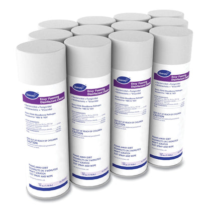 Diversey Envy Foaming Disinfectant Cleaner, Lavender Scent, 19 oz Aerosol Spray, 12/Carton