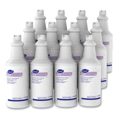 Diversey Emerel Multi-Surface Creme Cleanser, Fresh Scent, 32 oz Bottle, 12/Carton
