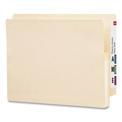Smead Manila End Tab File Pockets, 1.75" Expansion, Letter Size, Manila, 25/Box