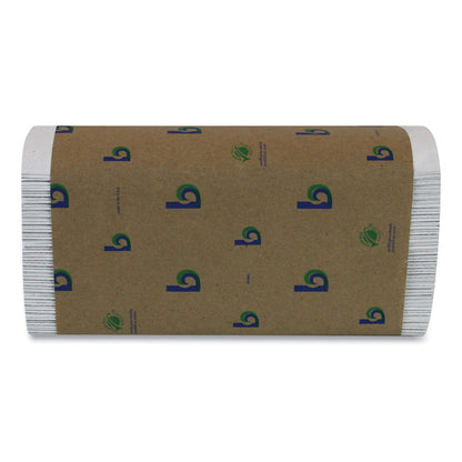 Boardwalk Green C-Fold Towels, 10.13 x 12.75, Natural White, 150/Pack, 16 Packs/Carton