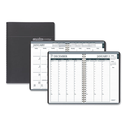 House of Doolittle Recycled Monthly Weekly 7 Day Planner, 8.75 x 6.88, Black Cover, 12-Month (Jan to Dec): 2023