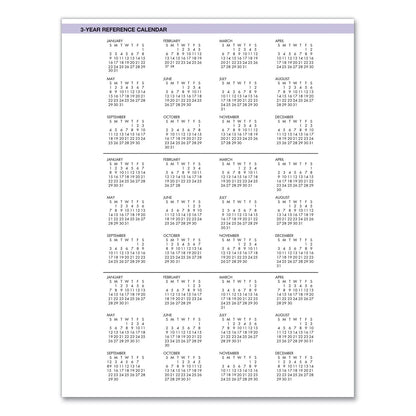 House of Doolittle Recycled Wild Flower Weekly/Monthly Planner, Wild Flowers Artwork, 9 x 7, Gray/White/Purple Cover, 12-Month (Jan-Dec): 2023