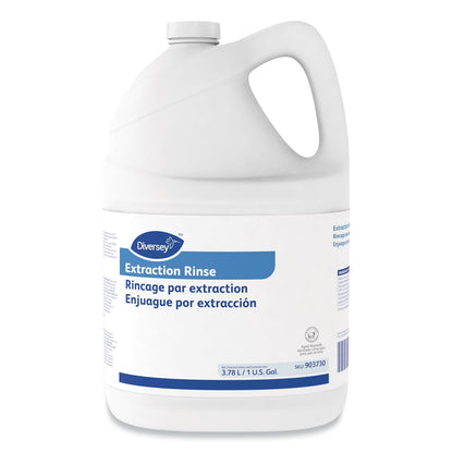 Diversey Carpet Extraction Rinse, Floral Scent, 1 gal Bottle, 4/Carton