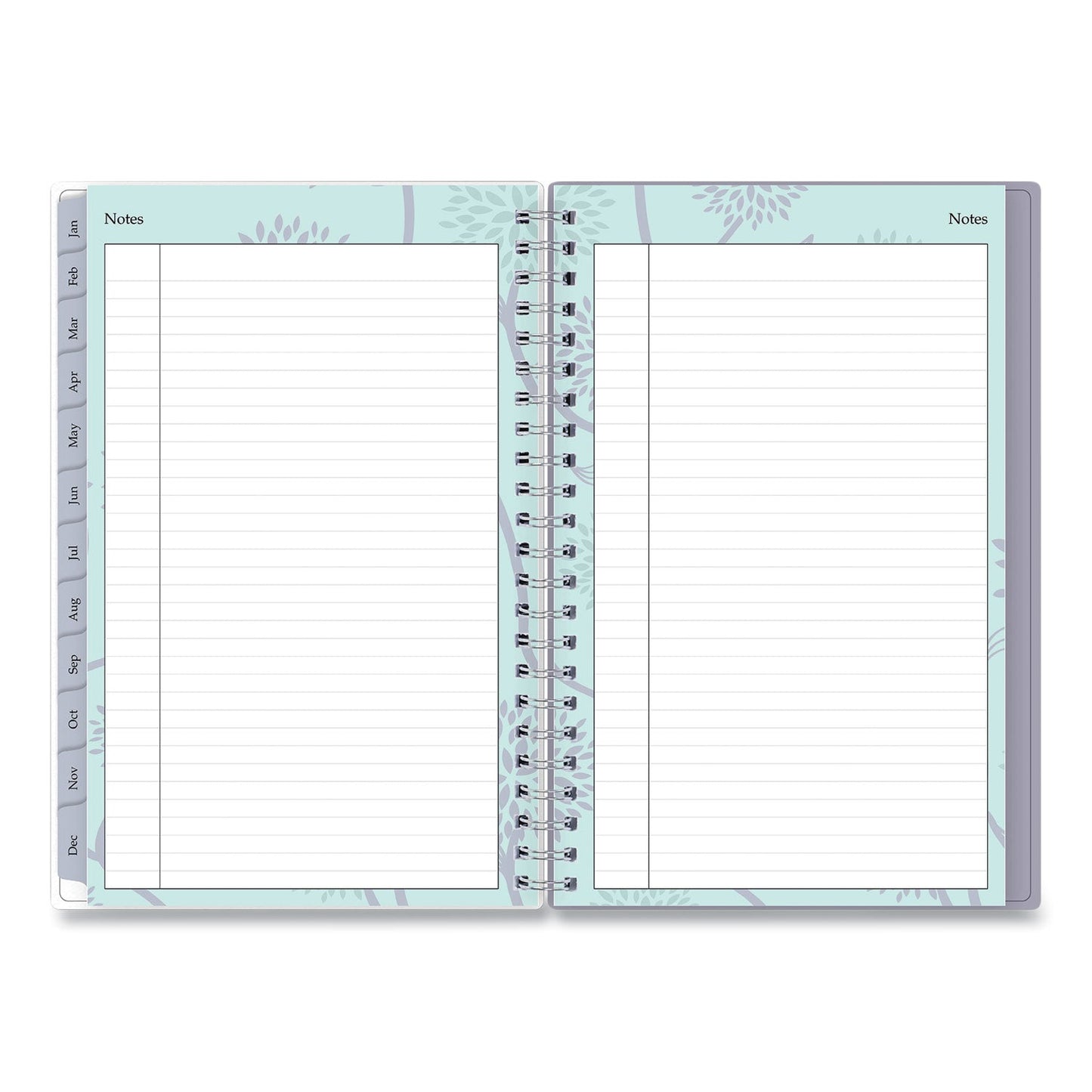 Blue Sky Rue Du Flore Weekly/Monthly Planner, Rue Du Flore Artwork, 8 x 5, Jade/Lavender Cover, 12-Month (Jan to Dec): 2023
