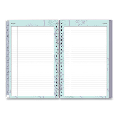 Blue Sky Rue Du Flore Weekly/Monthly Planner, Rue Du Flore Artwork, 8 x 5, Jade/Lavender Cover, 12-Month (Jan to Dec): 2023