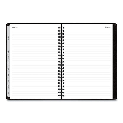 Blue Sky Aligned Monthly Planner with Contacts Page and Extra Notes Pages, 8.63 x 5.88, Black Cover, 12-Month (Jan to Dec): 2023