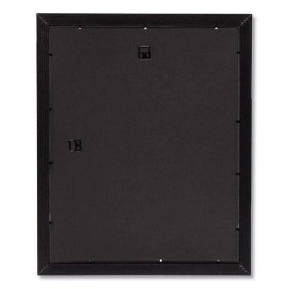 DAX Black Solid Wood Poster Frames with Plastic Window, Wide Profile, 16 x 20