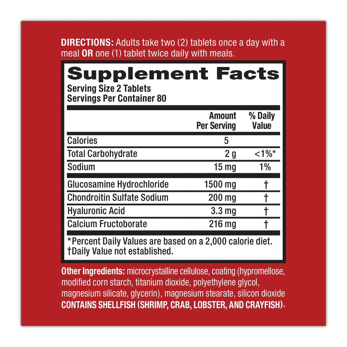 Move Free Advanced Joint Health Tablet, 160 Tablets