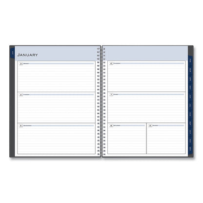 Blue Sky Passages Weekly/Monthly Planner, 11 x 8.5, Charcoal Cover, 12-Month (Jan to Dec): 2023