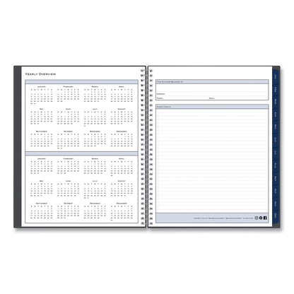 Blue Sky Passages Weekly/Monthly Planner, 11 x 8.5, Charcoal Cover, 12-Month (Jan to Dec): 2023