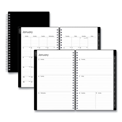 Blue Sky Enterprise Weekly/Monthly Planner, Enterprise Formatting, 8 x 5, Black Cover, 12-Month (Jan to Dec): 2023