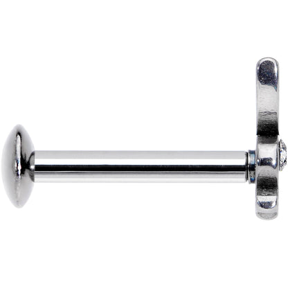 16G 5/16 Licensed Playboy CZ Gem Internally Threaded Labret