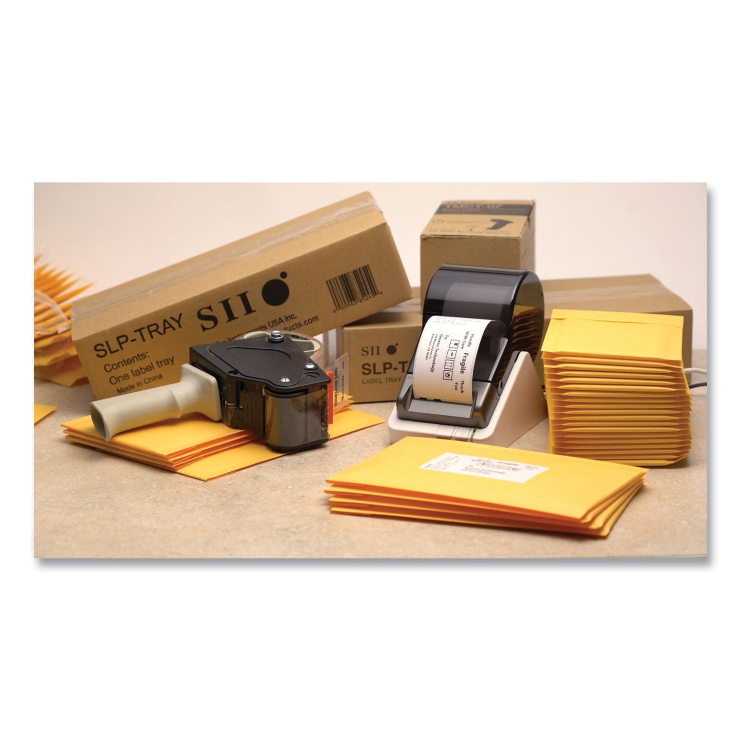 Seiko SLP-620 Smart Label Printer with Label Creator Software, 70 mm/sec Print Speed, 203 dpi, 4.5 x 6.78 x 5.78