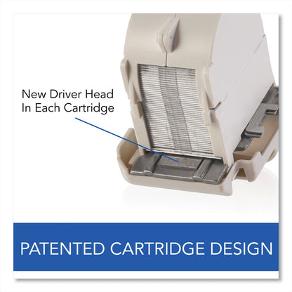 Swingline Desktop Electric Stapler Cartridge, 0.25" Leg, 0.5" Crown, Steel, 1,500/Cartridge, 2 Cartridges/Box, 3000/Box