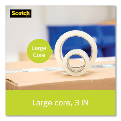 Scotch Sure Start Packaging Tape with Dispenser, 3" Core, 1.88" x 38.2 yds, Clear