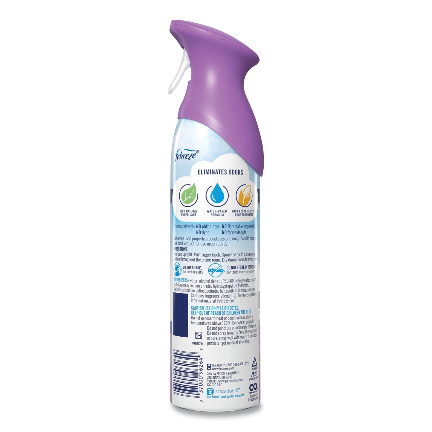 Febreze AIR, Mediterranean Lavender, 8.8 oz Aerosol Spray, 6/Carton