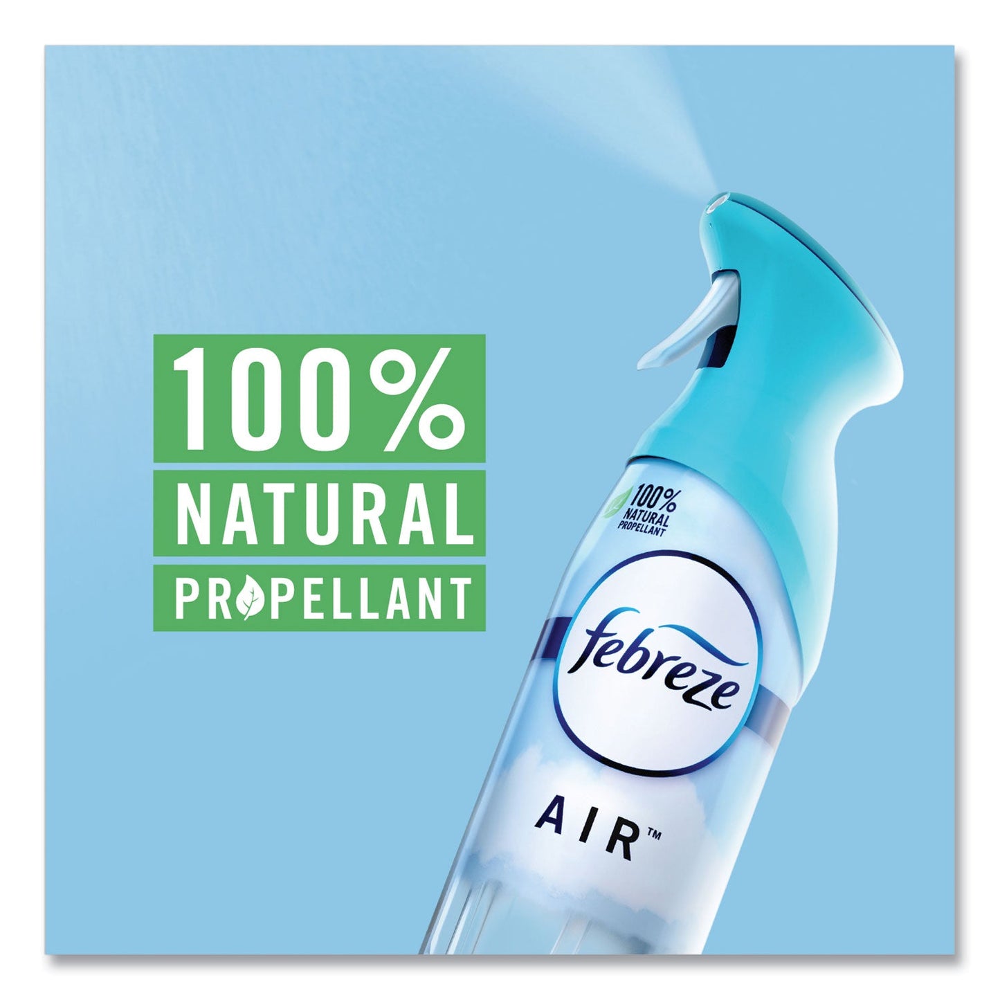 Febreze AIR, Heavy Duty Crisp Clean, 8.8 oz Aerosol Spray, 6/Carton