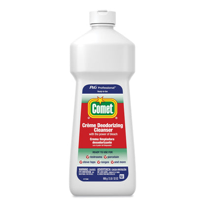 Comet Creme Deodorizing Cleanser, 32 oz Bottle, 10/Carton
