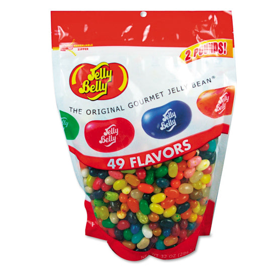 Jelly Belly Candy, 49 Assorted Flavors, 2 lb Bag