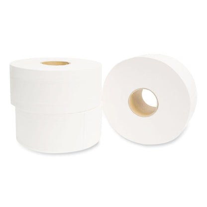 Morcon Tissue Valay Mini Jumbo Bath Tissue, Septic Safe, 2-Ply, White, 750 ft, 12 Rolls/Carton