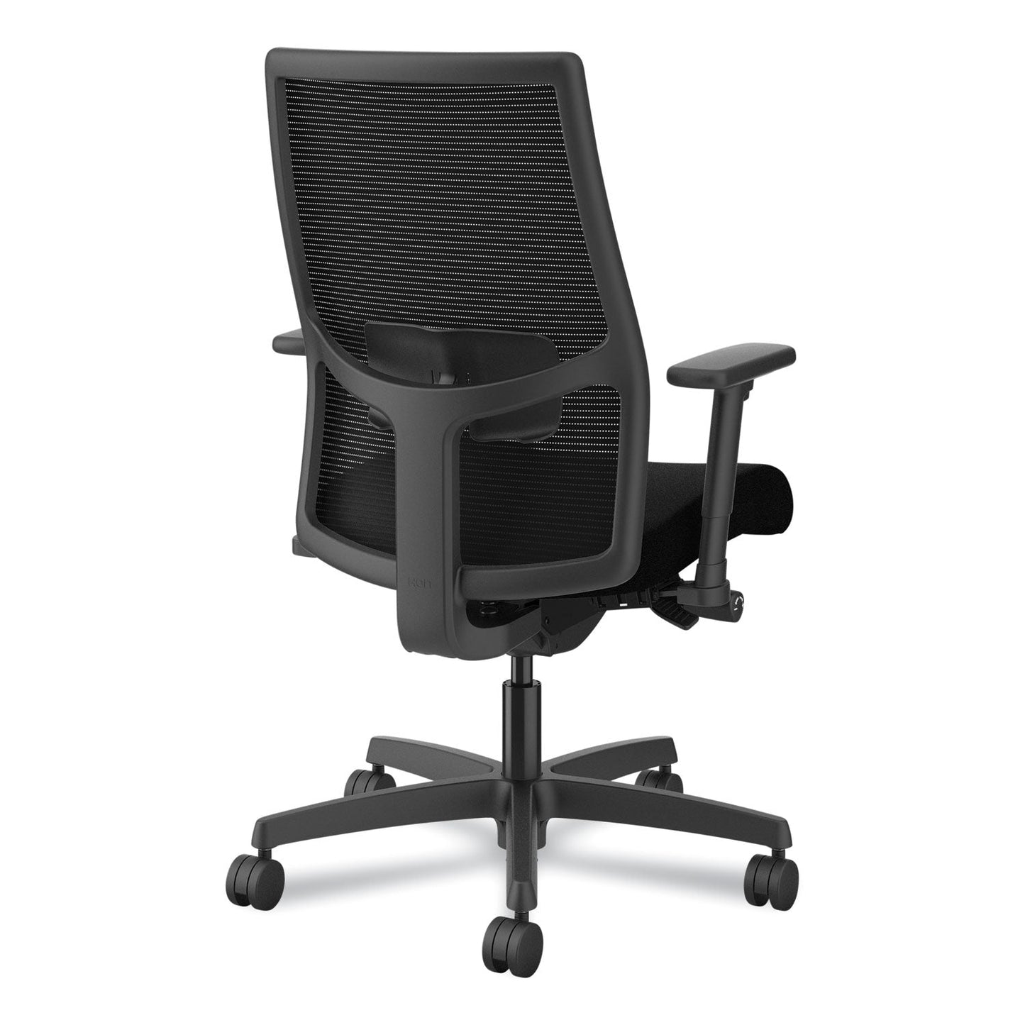 HON Ignition 2.0 4-Way Stretch Mid-Back Mesh Task Chair, Supports Up to 300 lb, 17" to 21" Seat Height, Black