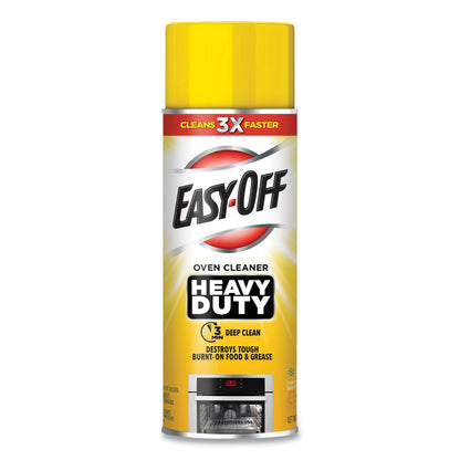 EASY-OFF Heavy Duty Oven Cleaner, Fresh Scent, Foam, 14.5 oz Aerosol Spray, 12/Carton