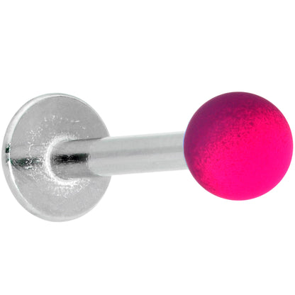16G 5/16 Pink Purple Ombre Soft Finish Labret Monroe Tragus