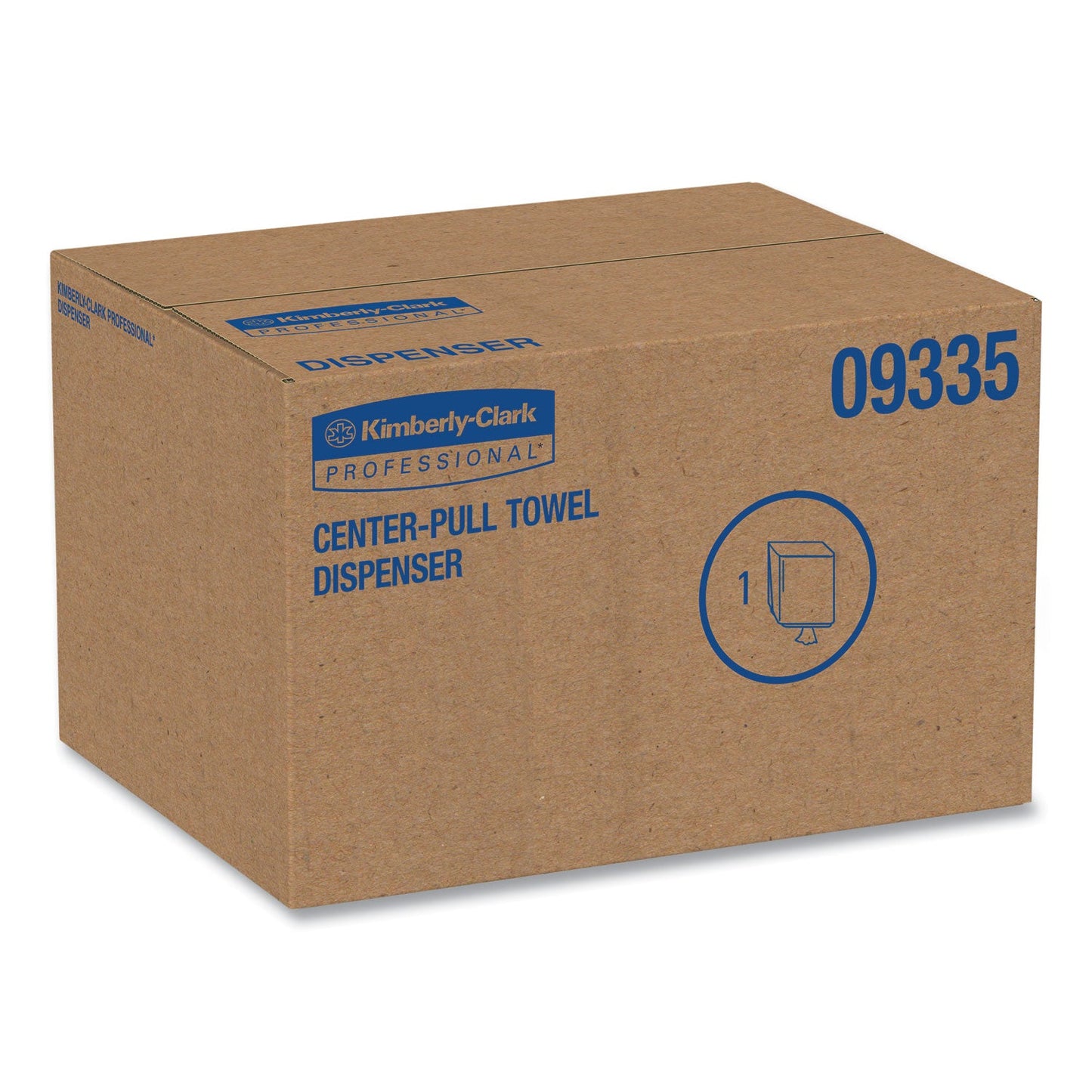 Kimberly-Clark Professional* In-Sight Sr. Center Pull Dispenser, 10.65 x 10 x 12.5, Smoke