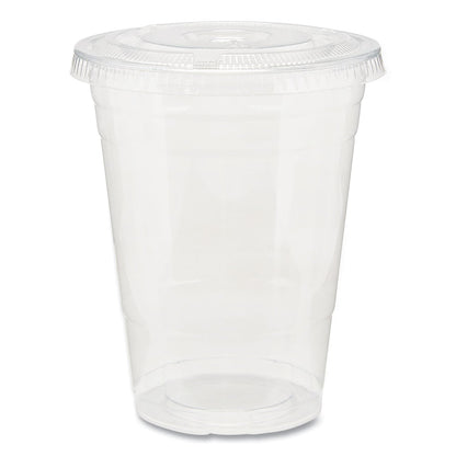 Dixie Clear Plastic PETE Cups, 16 oz, 50/Sleeve, 20 Sleeves/Carton