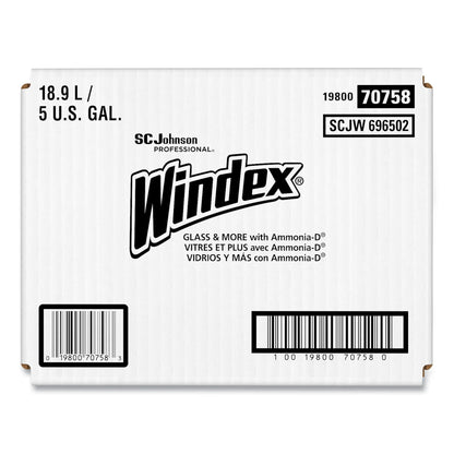 Windex Glass Cleaner with Ammonia-D, 5 gal Bag-in-Box Dispenser
