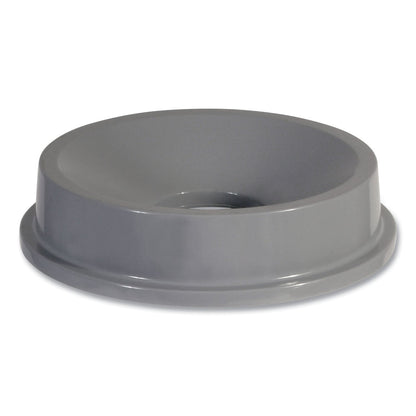 Rubbermaid Round BRUTE Funnel Top Receptacle, For 32-Gallon Containers, 22.38" Diameter x 5h, Gray