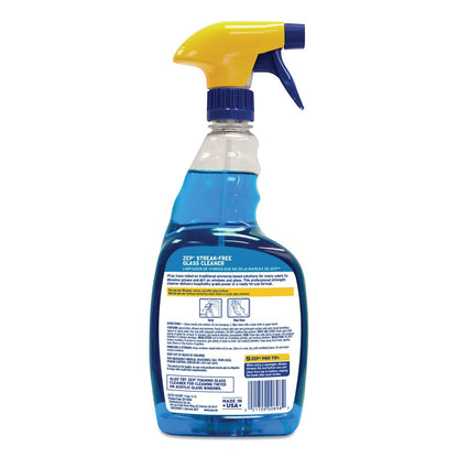 Zep Commercial Streak-Free Glass Cleaner, Pleasant Scent, 32 oz Spray Bottle