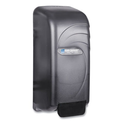 San Jamar Oceans Universal Liquid Soap Dispenser, 800 mL, 4.5 x 4.38 x 10.5, Black